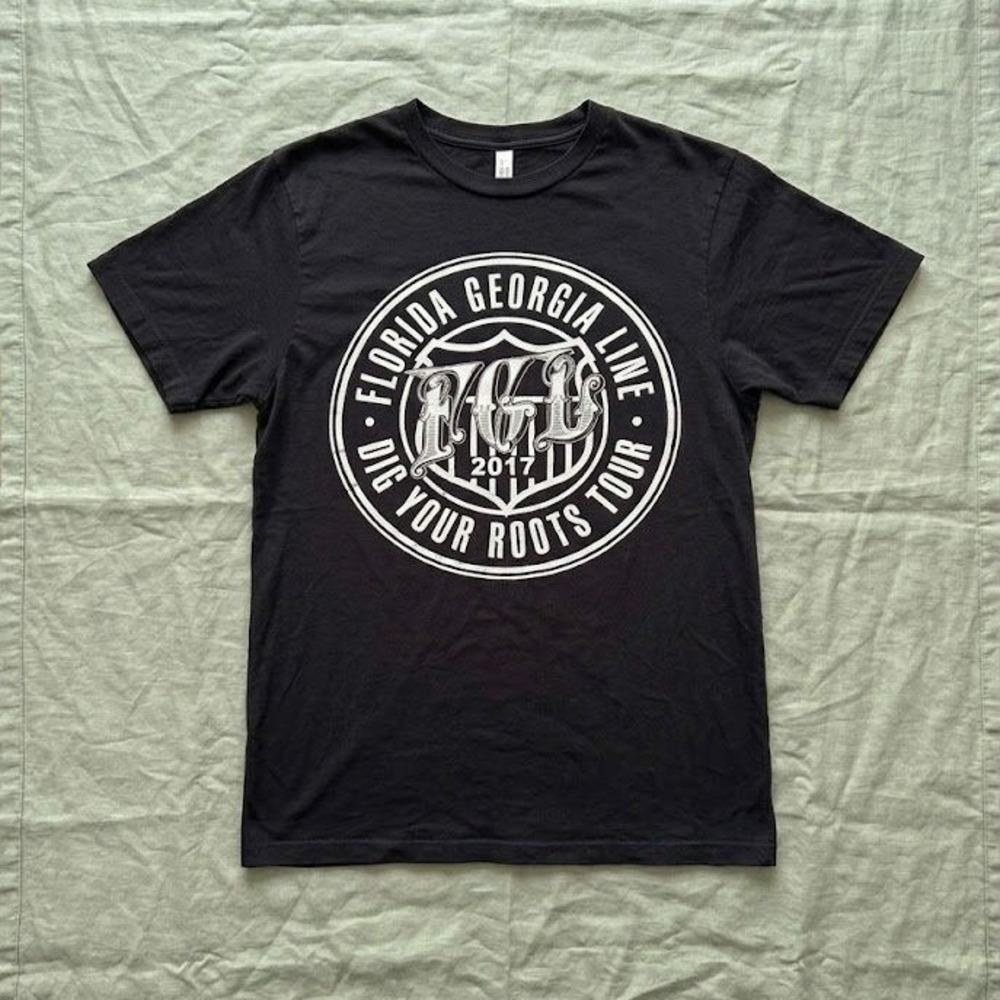 Florida Georgia Line FGL Band T-Shirt Black concert shirt tour